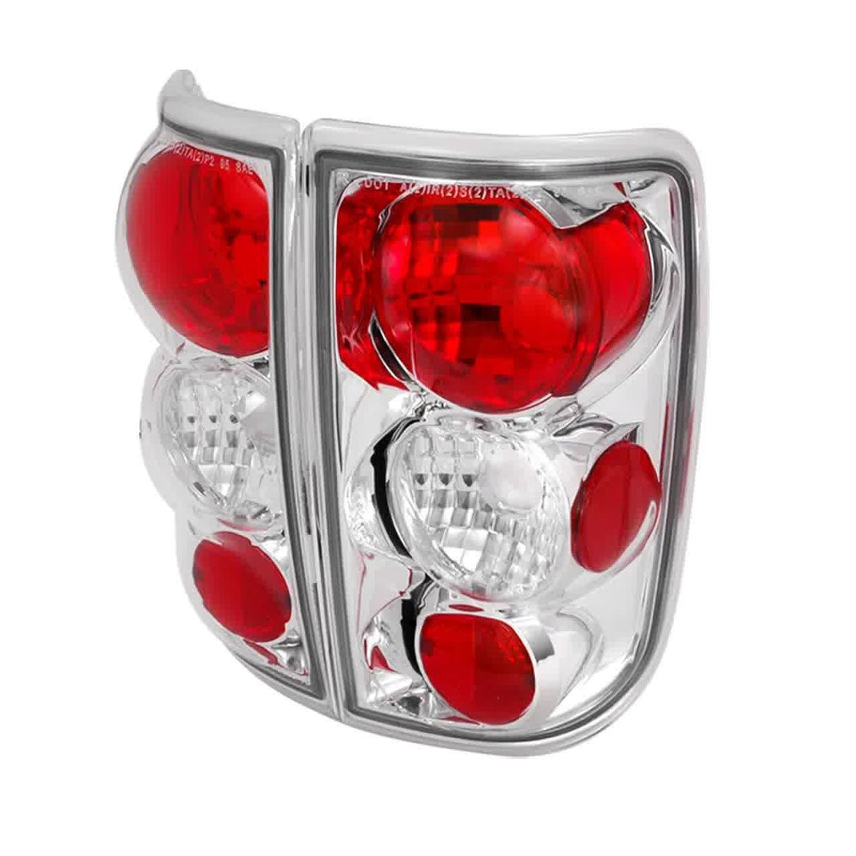 Spec-D Tail Lights Chevy Blazer S10 (1995-2004) Black or Chrome Housing