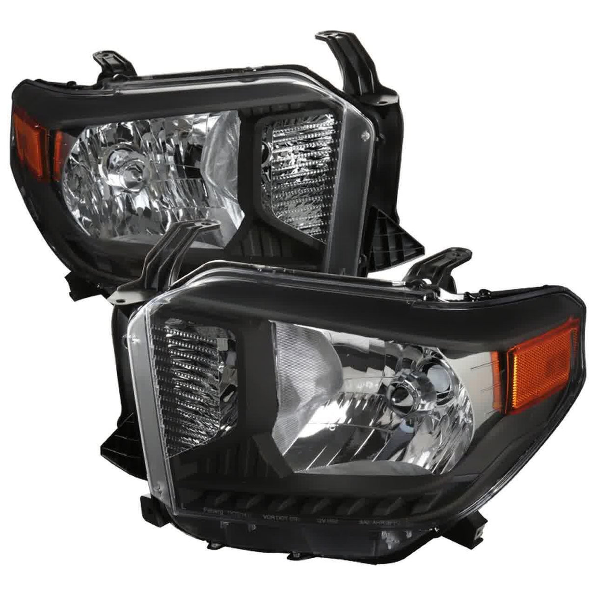 Spec-D Crystal Headlights Toyota Tundra (14-21) w/ or w/o LED Light Strip