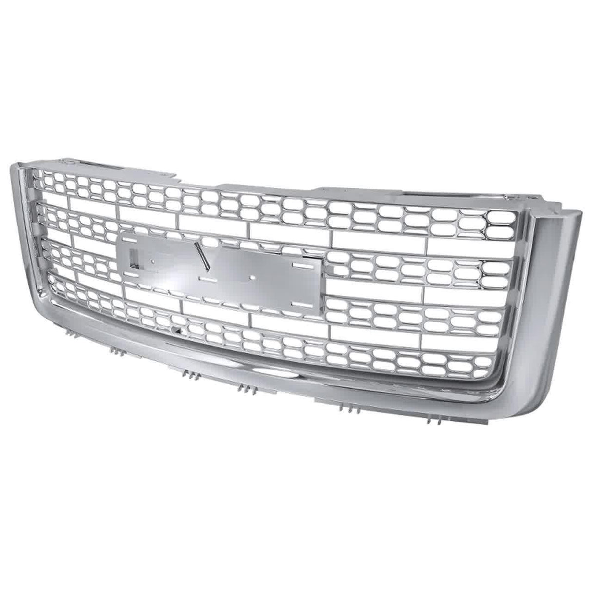 Spec-D Grill GMC Sierra 1500 (07-13) Chrome / Black - Mesh / Round Punch / Honeycomb Style