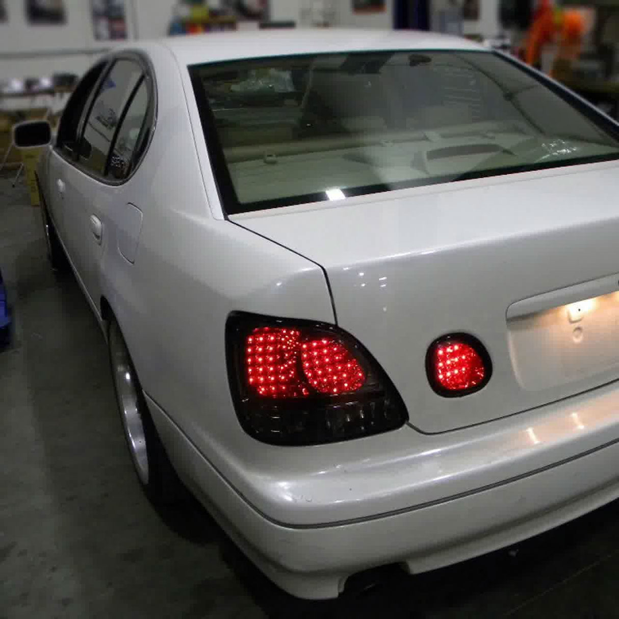Spec-D LED Tail Lights Lexus GS300 GS400 GS430 (98-05) Smoked / Chrome / Black