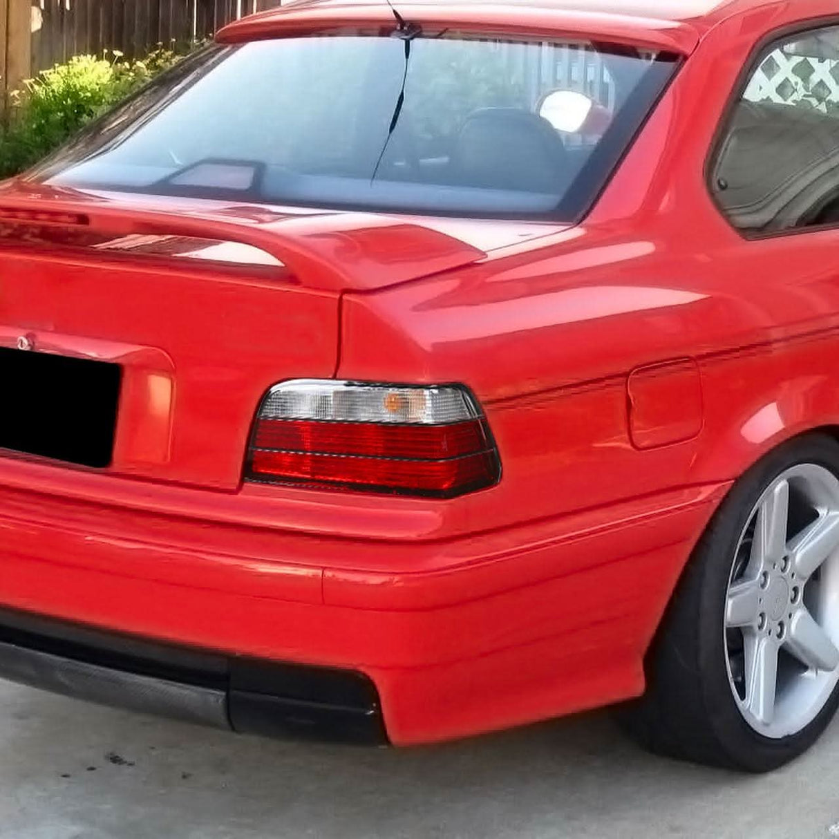 Tail Lights BMW 318i 325i 328i E36 Coupe (1992-1998) Red Tint - K2 Industries