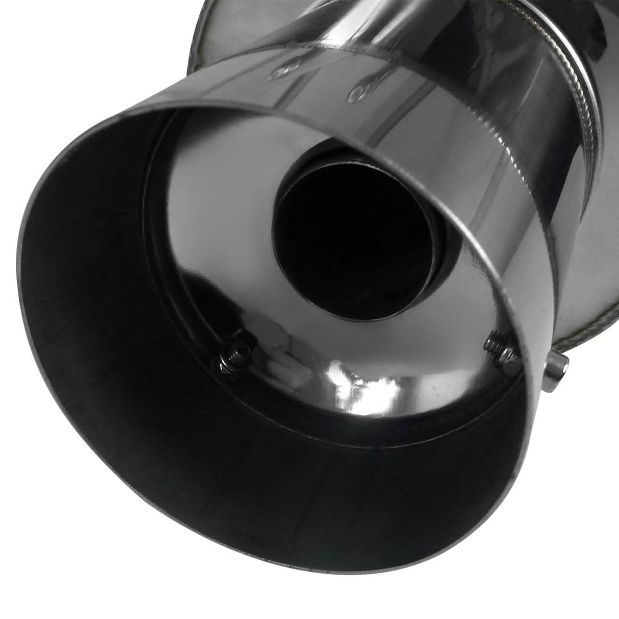 Spec-D Tuning Exhaust Honda Civic Si EX LX DX Coupe/Sedan (06-11) Polished / Blue Burnt Tip N1