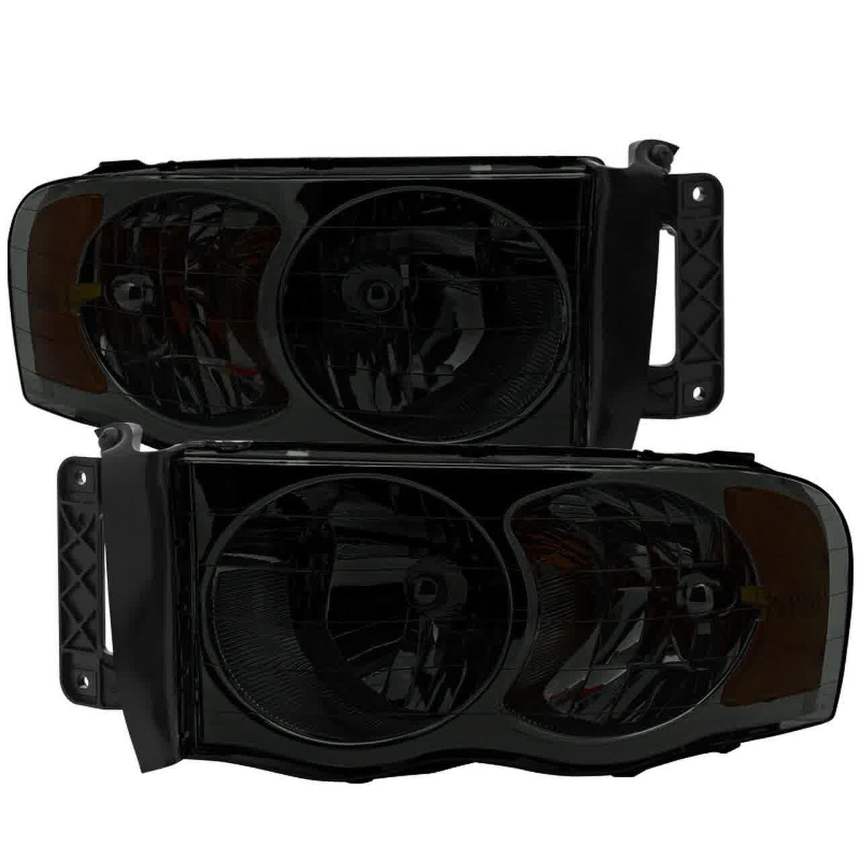 Spec-D OEM Replacement Headlights Ram 1500 (02-05) 2500/3500 (03-05) Clear / Black / Smoke Lens