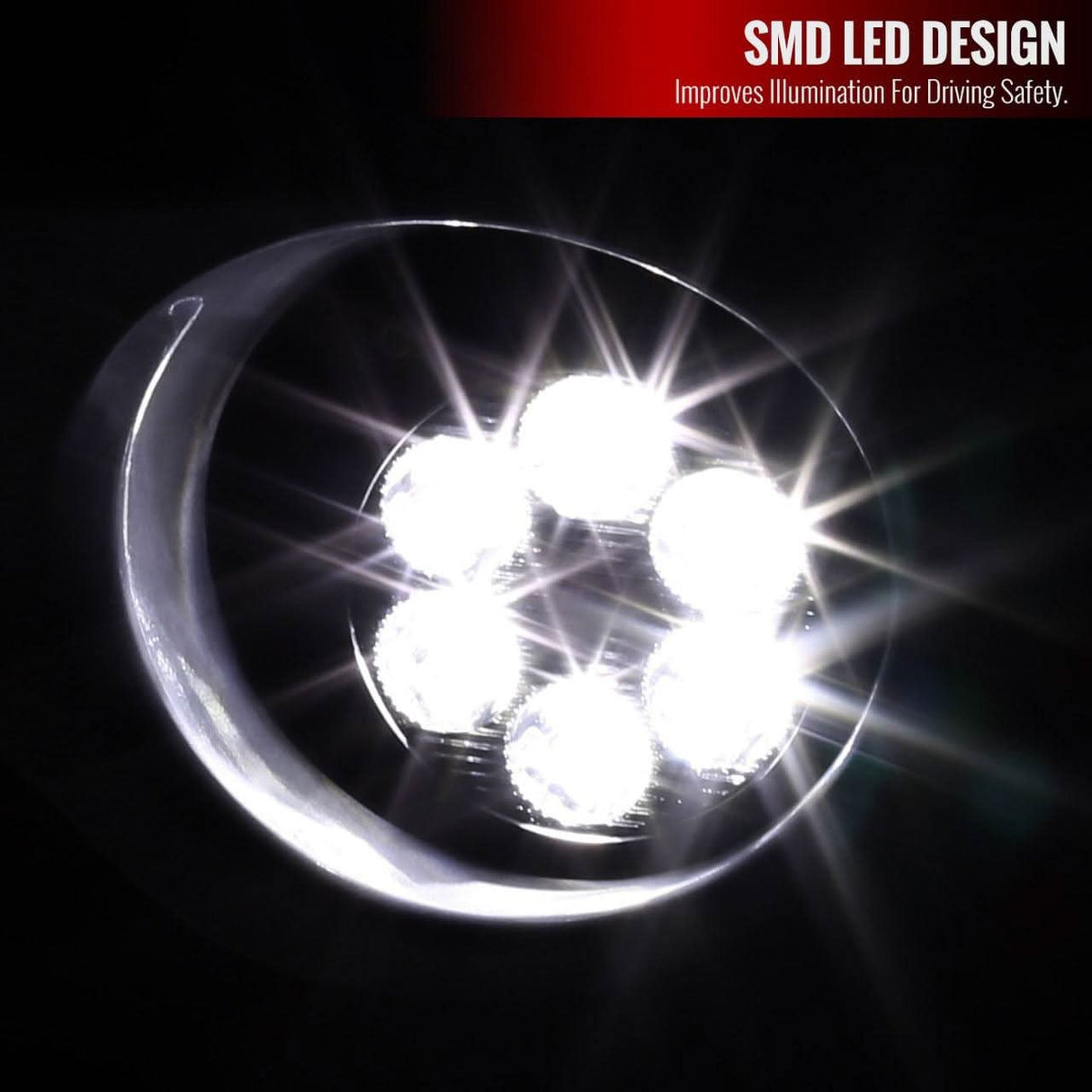 Spec-D Fog Lights Toyota Highlander (11-13) Chrome Housing / Clear Lens - OEM or LED Projectors
