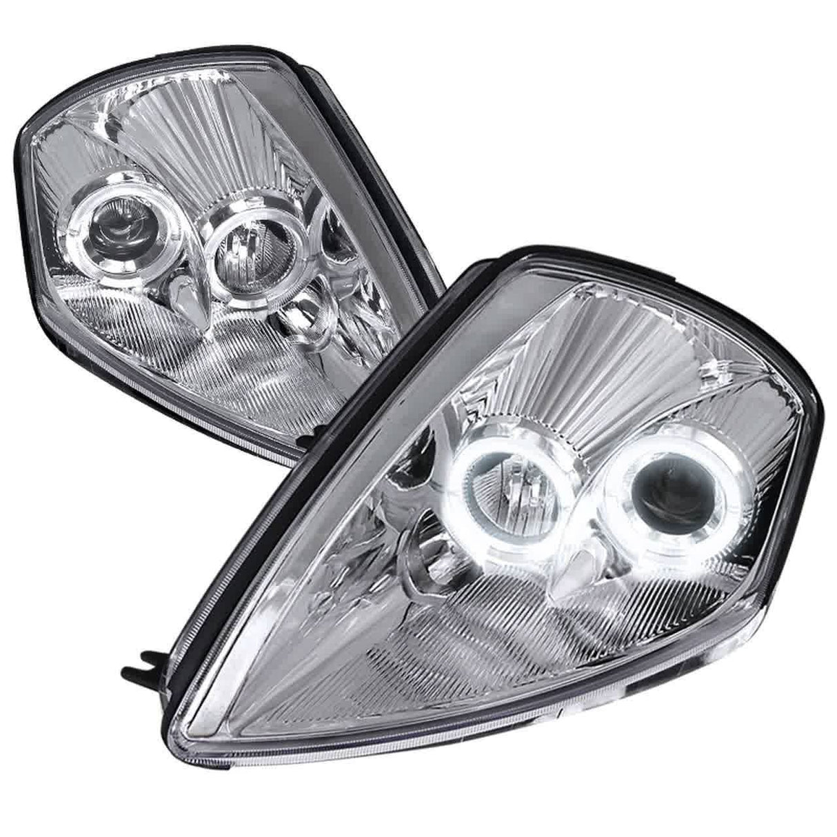 Spec-D Projector Headlights Mitsubishi Eclipse (2000-2005) LED Halo Black or Chrome