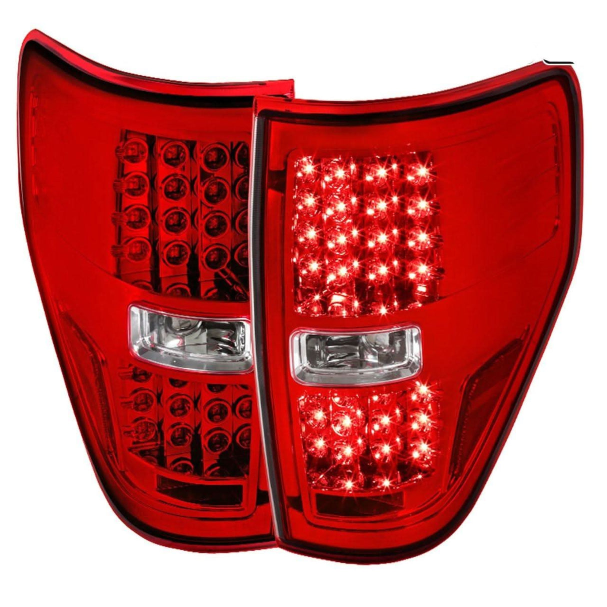 Spec-D Tail Lights Ford F150 (09-14) LED - Black / Smoke / Clear