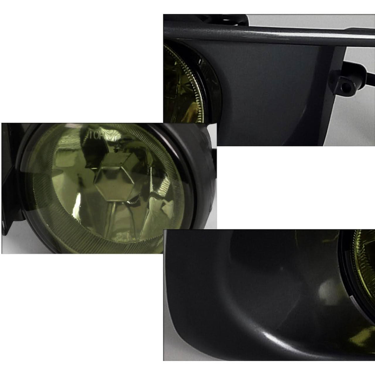 Spec-D OEM Fog Lights Honda Civic EK (99-00) Chrome Housing - Yellow / Clear / Smoke Lens