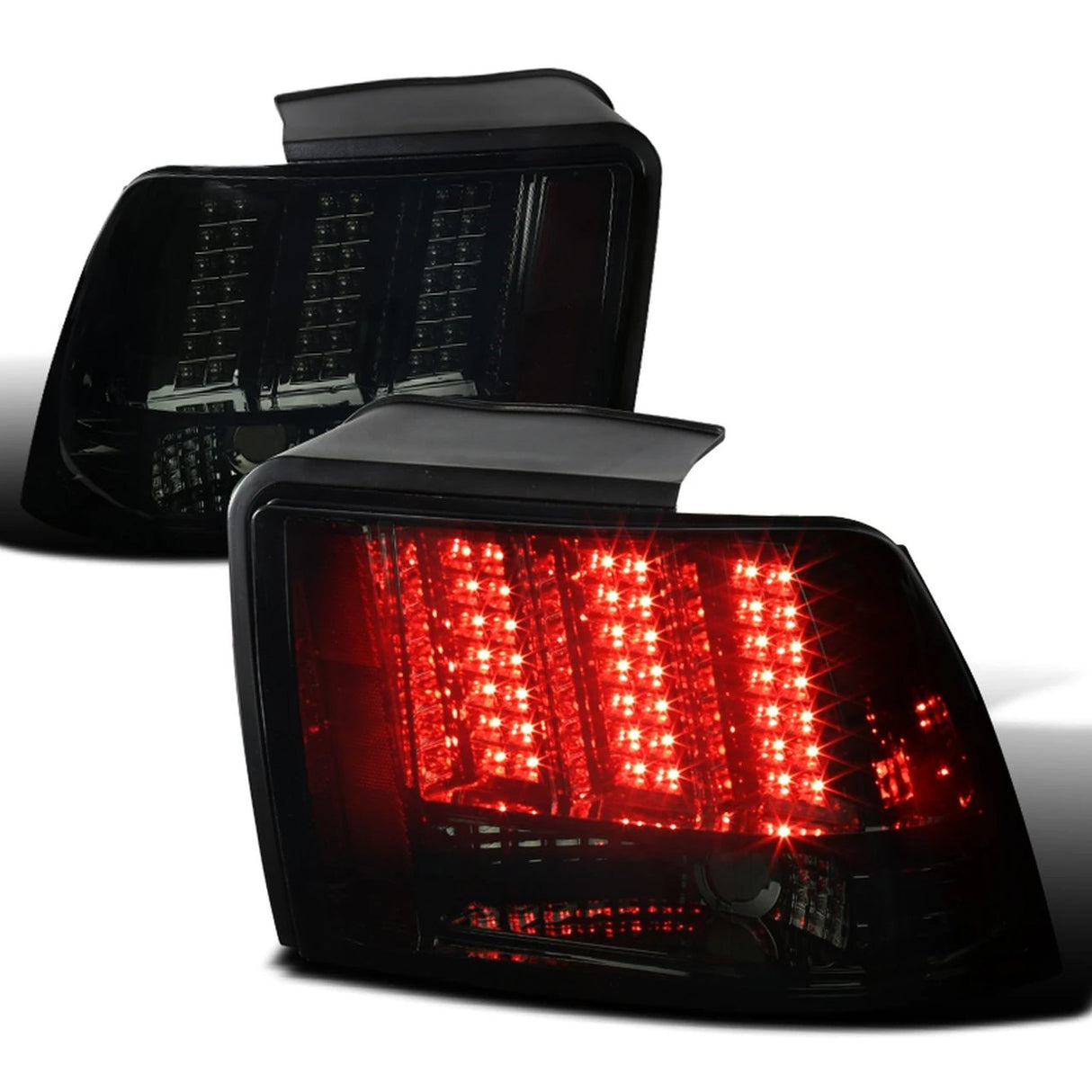 Spec-D LED Tail Lights Ford Mustang SN95 (99-04) Sequential Optional - Clear / Black / Red / Smoked