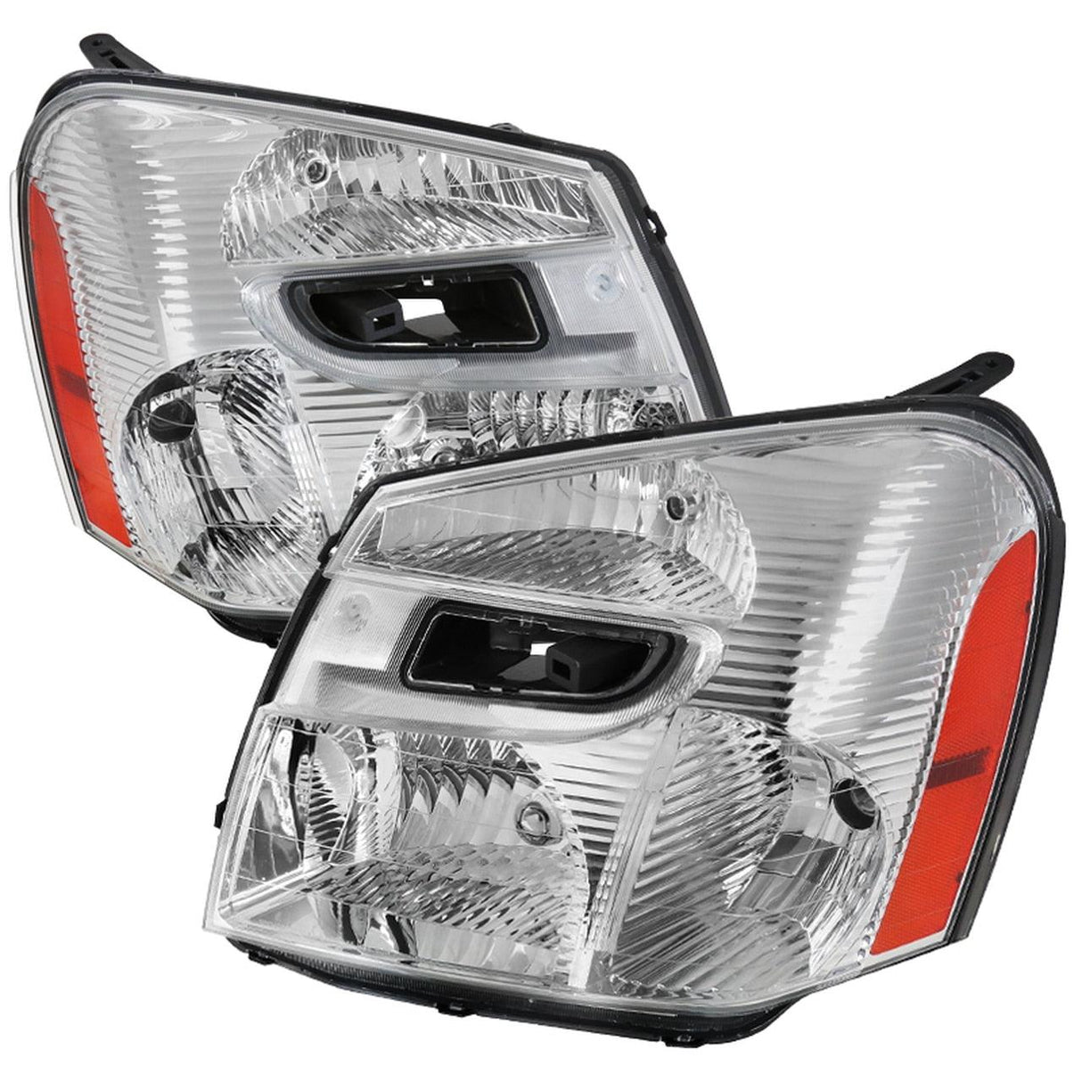 Spec-D OEM Replacement Headlights Chevy Equinox (2005-2009) w/ Amber Reflectors
