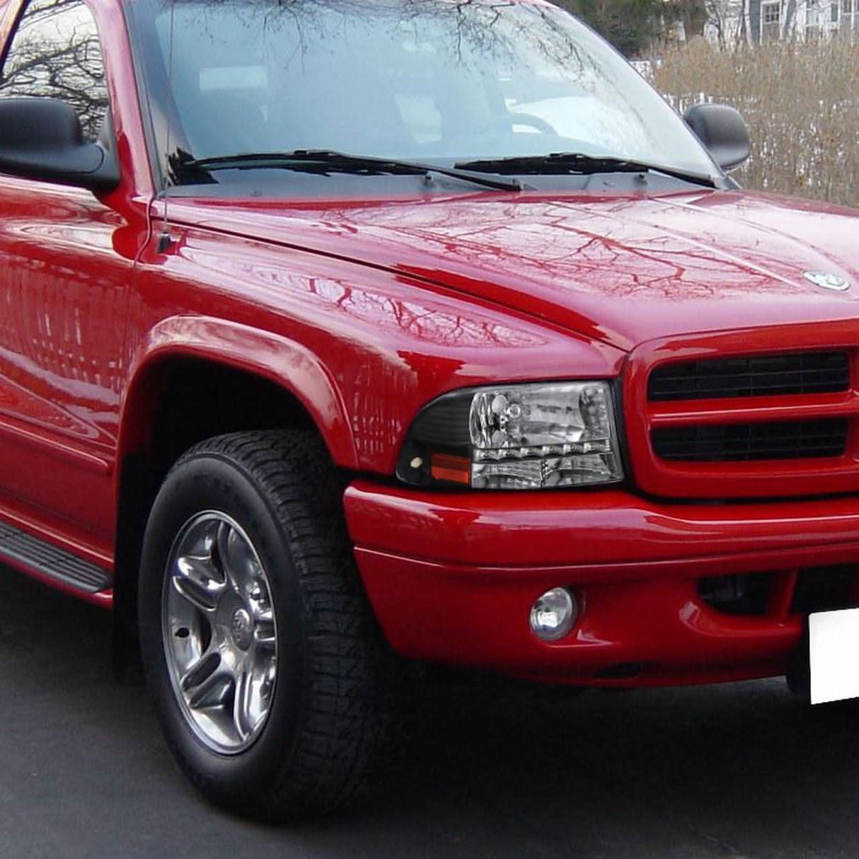 Spec-D Projector Headlights Dodge Dakota (97-04) Durango (98-03) Halo or SMD LED Strip - Black or Chrome