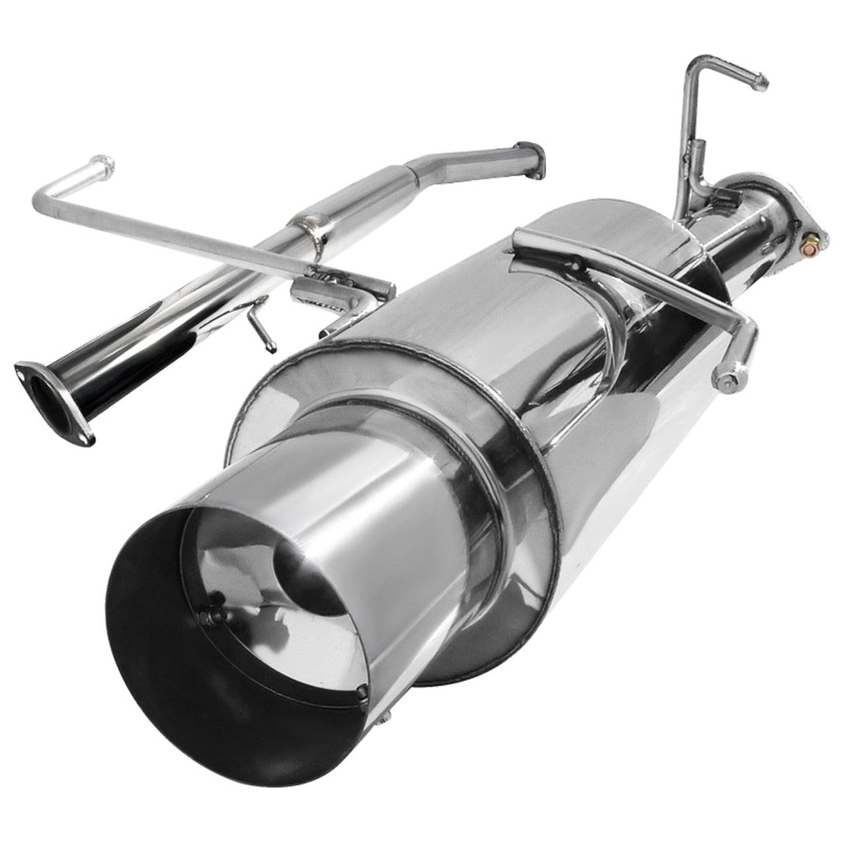 Spec-D Tuning Exhaust Nissan 240SX S14 (95-98) 3" N1 Muffler Blue Burnt Tip