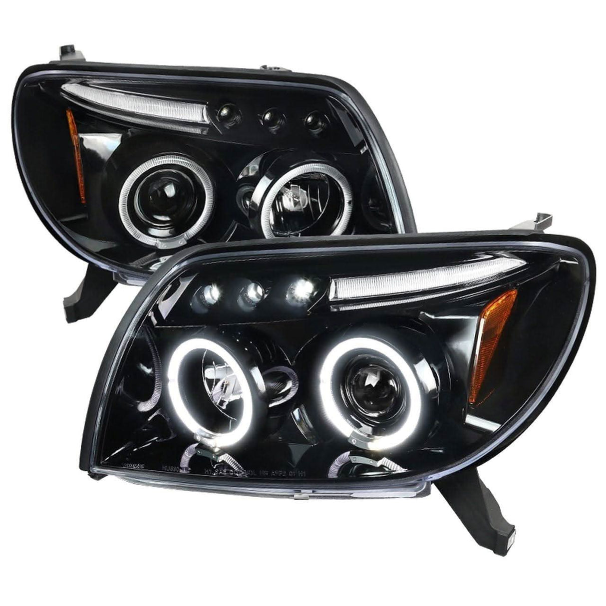 Spec-D Projector Headlights Toyota 4Runner (03-04-05) 4th Gen - Dual Halo w/ LED DRL - Black or Chrome