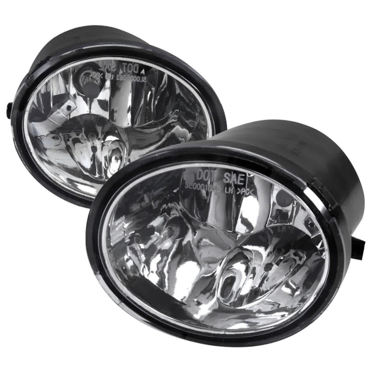 Spec-D OEM Fog Lights Toyota Tundra (00-06) Sequoia (01-07) Chrome Housing - Clear