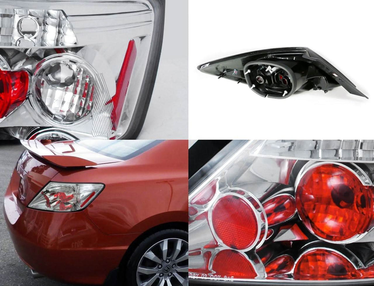 Spec-D Tail Lights Honda Civic Coupe (2006-2011) Black or Chrome Housing