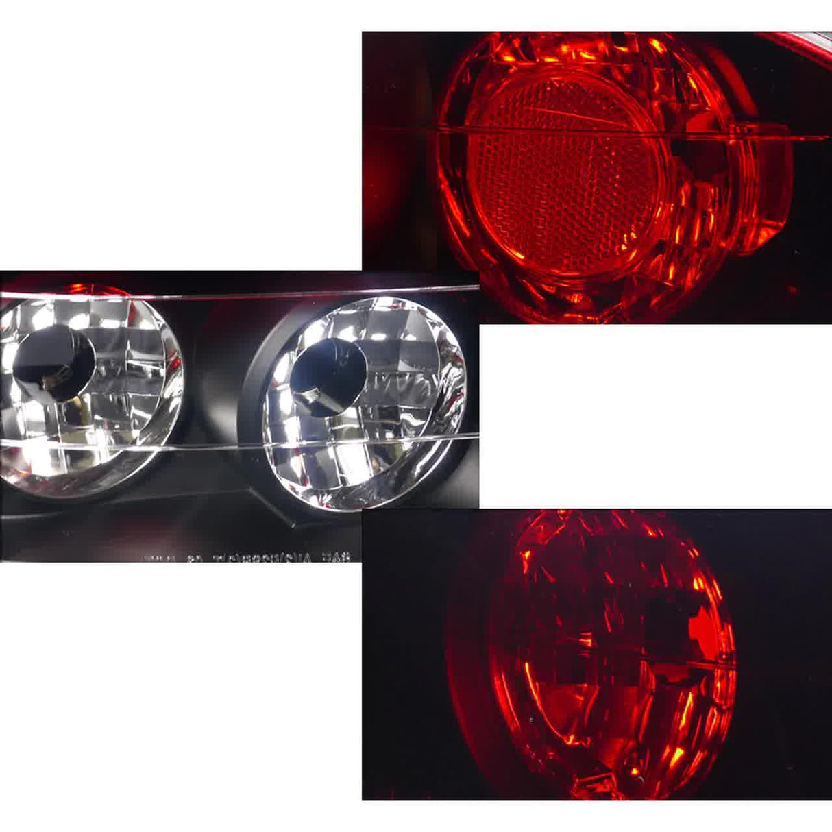 Tail Lights Honda Civic Sedan (2006-2011) Black or Chrome Housing - K2 Industries