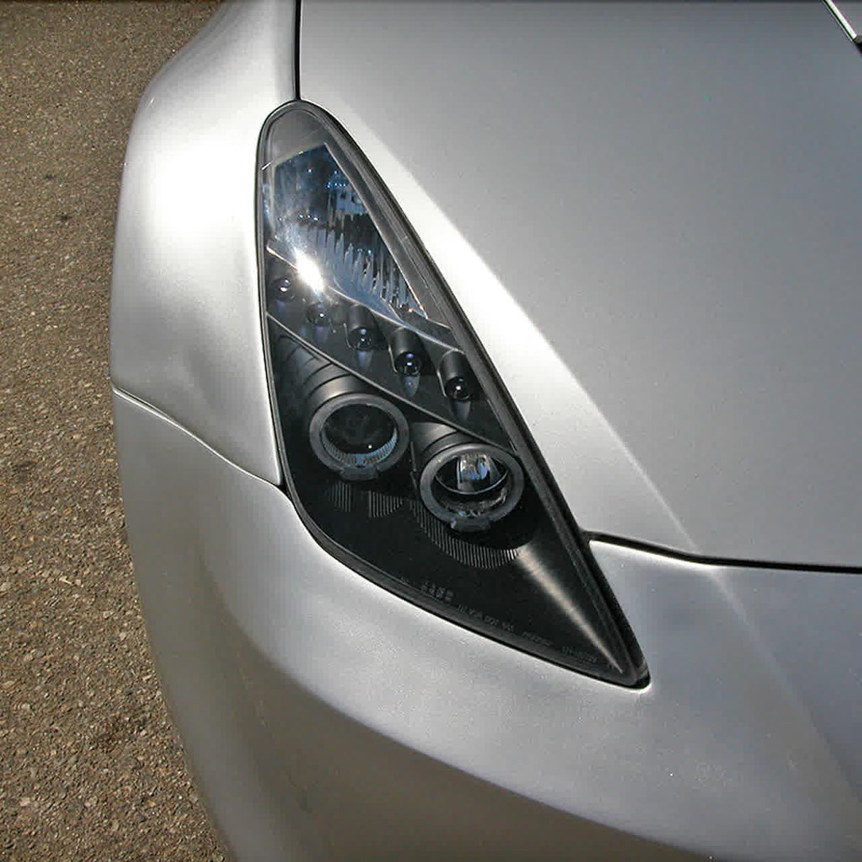 Spec-D Projector Headlights Toyota Celica (00-05) Dual Halo w/ LED - Black / Chrome