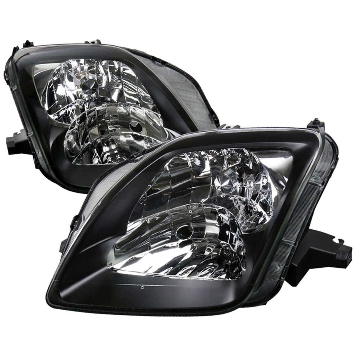 Spec-D OEM Replacement Headlights Honda Prelude (97-01) Black Housing
