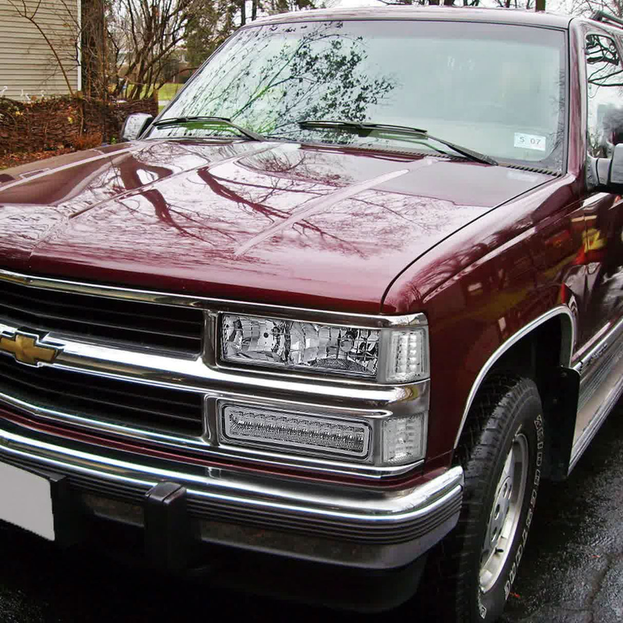 Spec-D OEM Replacement Headlights Silverado (88-98) Suburban (94-99) Chrome or Black