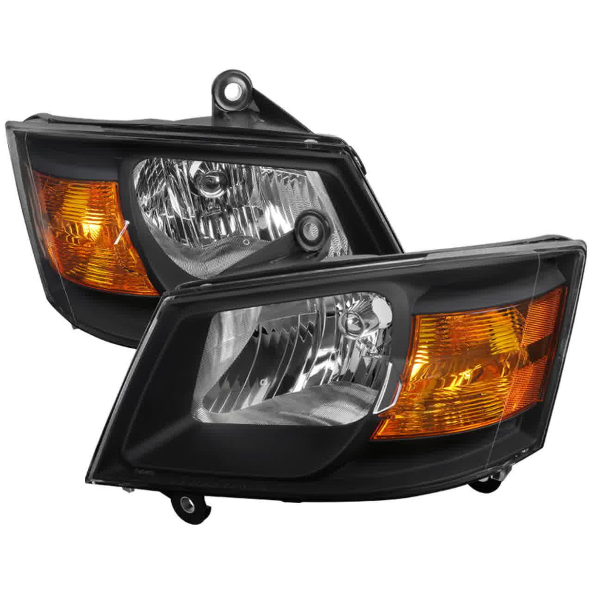 Spec-D OEM Replacement Headlights Dodge Grand Caravan (08-10) Black or Chrome