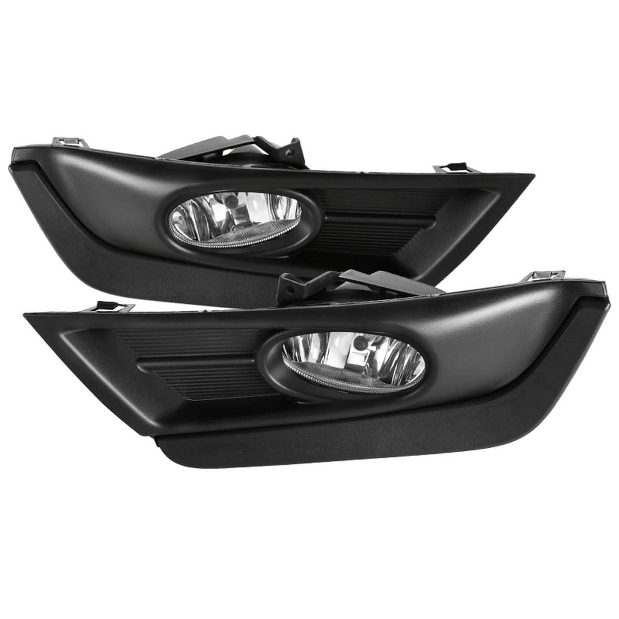 Spec-D OEM Fog Lights Honda CR-V (2017-2018) Chrome Housing - Clear Lens