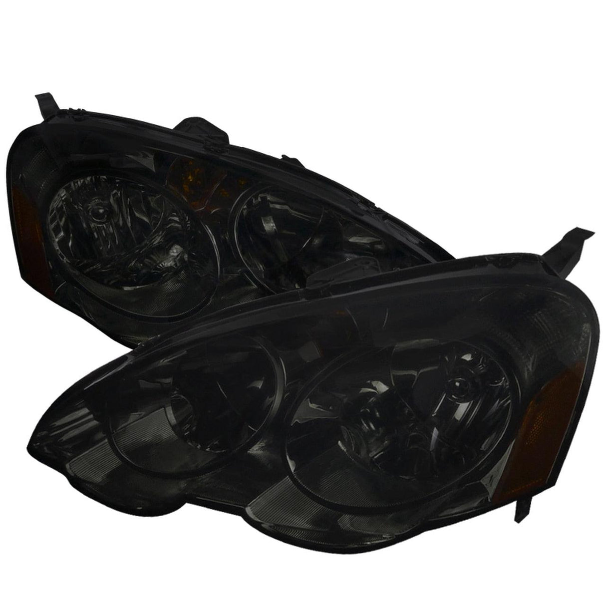 Spec-D OEM Replacement Headlights Acura RSX & Type-S (02-04) Black / Smoked