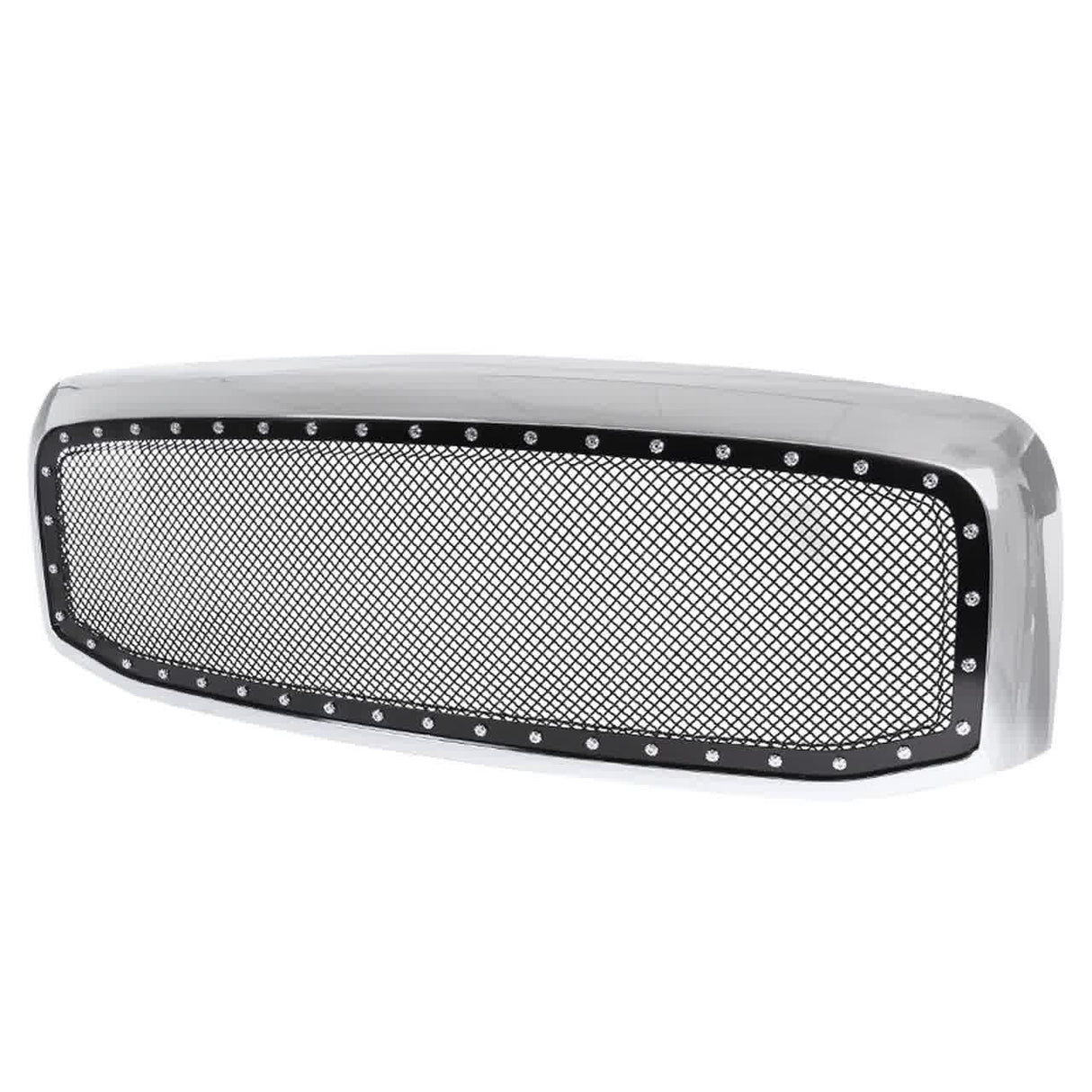 Spec-D Grill Dodge Ram 1500 2500 3500 (2006-2008) Rivet / Vertical / Mesh Style
