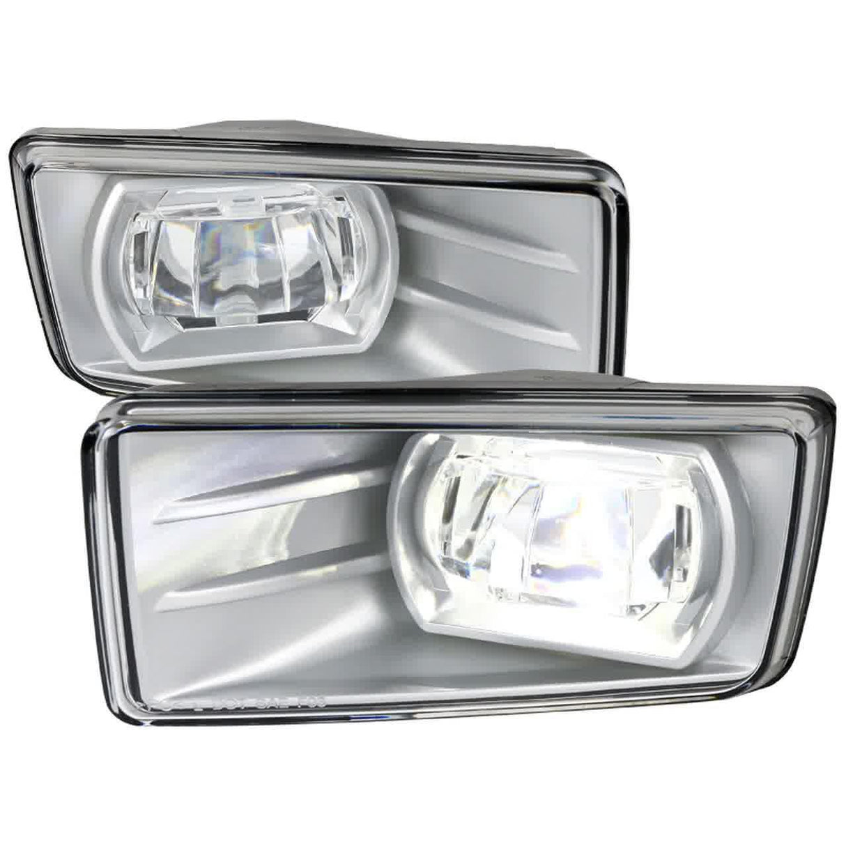 Spec-D OEM Fog Lights Chevy Avalanche (07-13) Tahoe (07-14) Chrome Housing - Clear