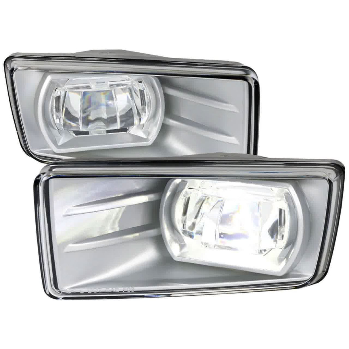 Spec-D OEM Fog Lights Chevy Silverado / Suburban (2007-2014) Chrome Housing - Clear