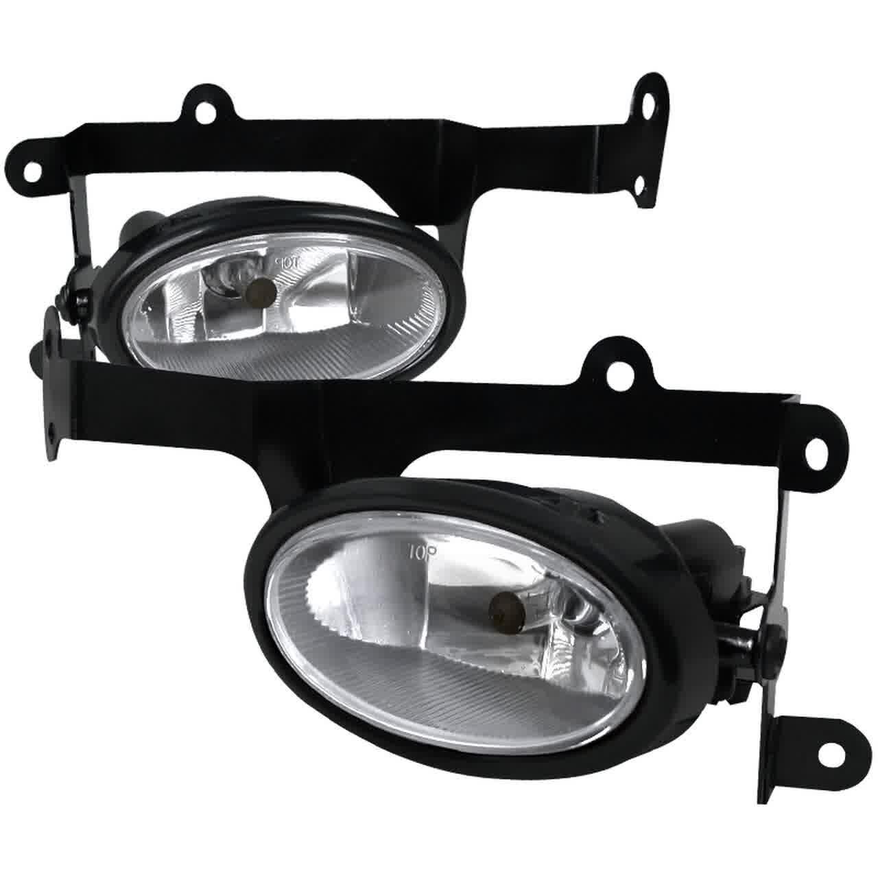 Spec-D OEM Fog Lights Honda Civic Coupe (06-08) Chrome Housing Clear / Yellow / Smoke Lens