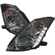 Nissan 350Z SMD LED Strip with HID Black or Chrome Projector Headlights (2003-2005) - K2 Industries