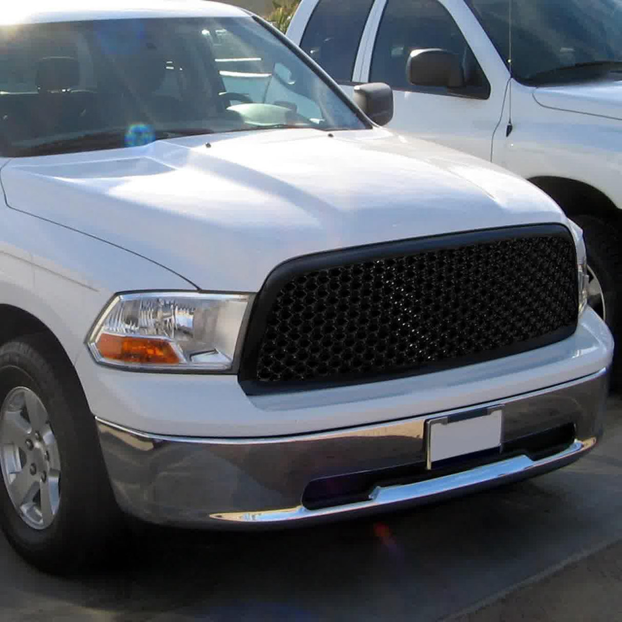Spec-D Grill Dodge Ram (2009-2012) Mesh Chrome or Black