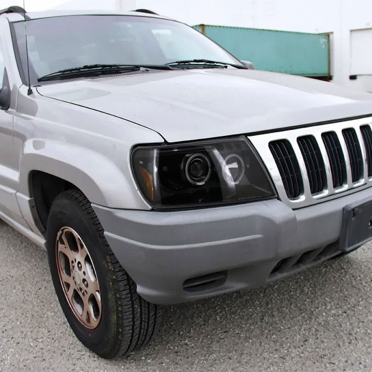Spec-D Projector Headlights Jeep Grand Cherokee (99-04) Halo LED - Black or Chrome