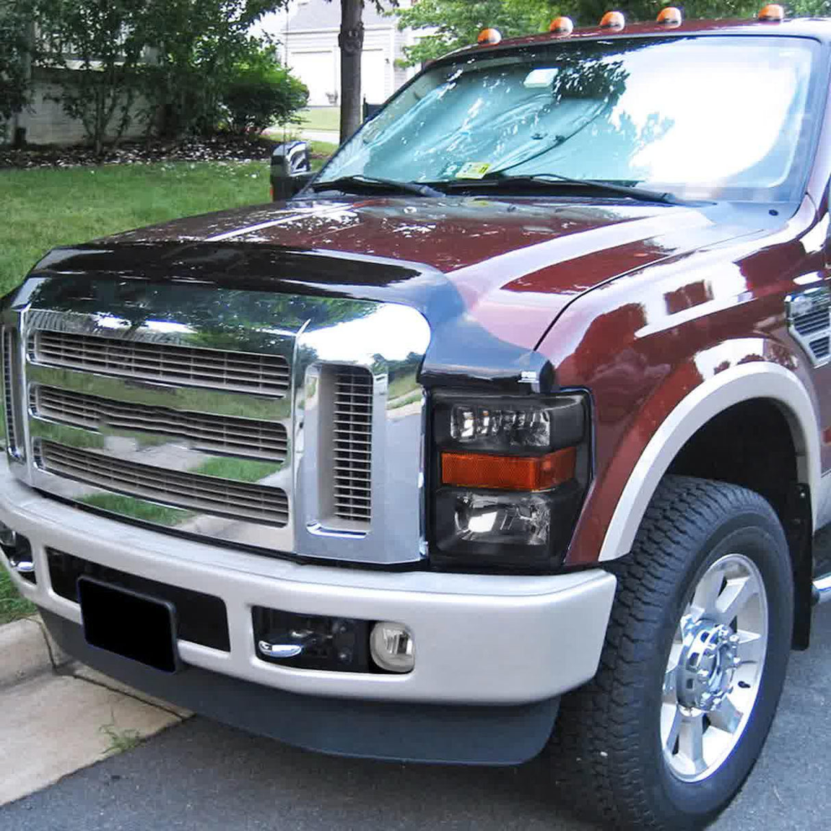 Spec-D OEM Replacement Headlights Ford F250 F350 F450 F550 Super Duty (08-10) w/ or w/o LED Light