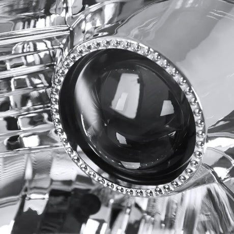 Nissan 350Z SMD LED Strip with HID Black or Chrome Projector Headlights (2003-2005) - K2 Industries