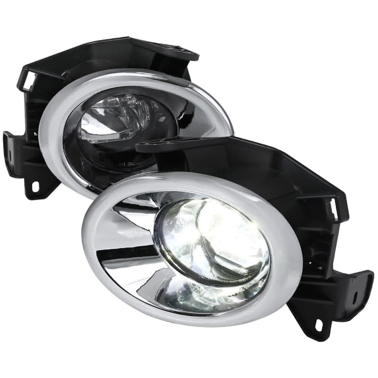 Spec-D Fog Lights Nissan Pathfinder (2013-2016) Chrome Housing / Clear - OEM or LED Projector