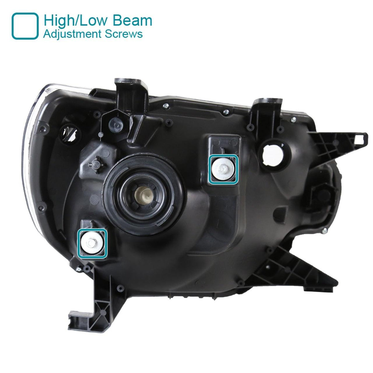 Spec-D OEM Replacement Headlights Toyota Tacoma (12-15) OE Style or LED Bar - Black / Smoke / Chrome