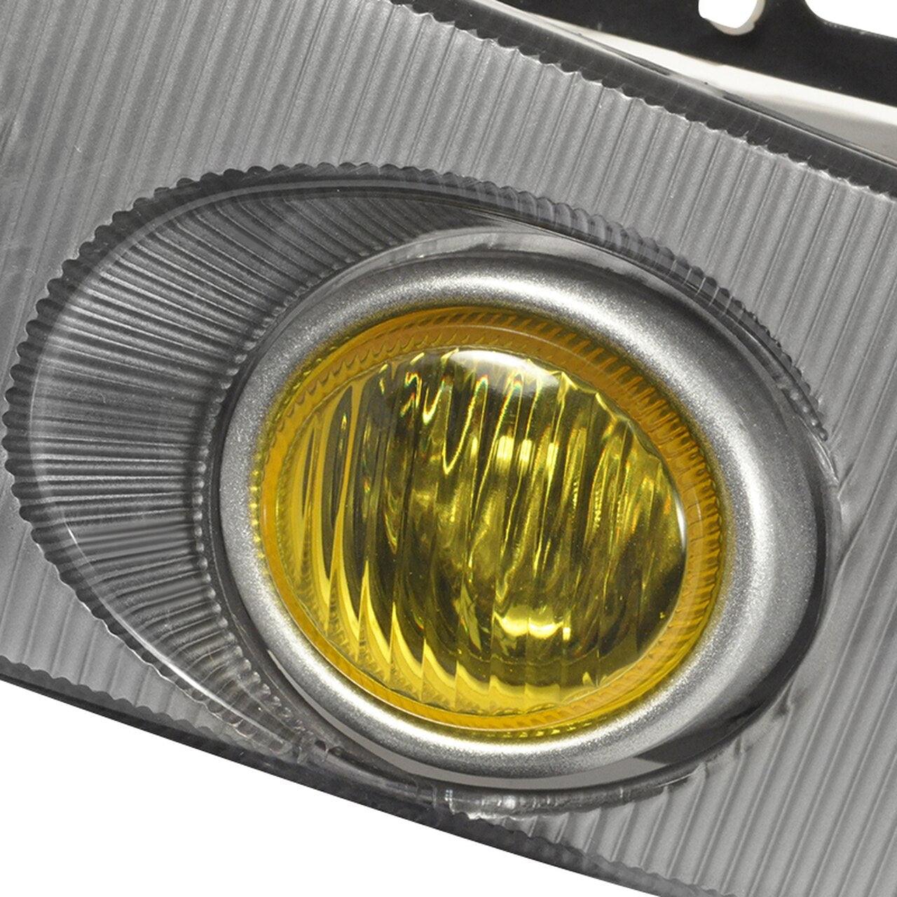 Spec-D OEM Fog Lights Honda Civic EG Coupe/Hatchback (92-95) Chrome Housing -  Yellow / Clear / Smoke Lens