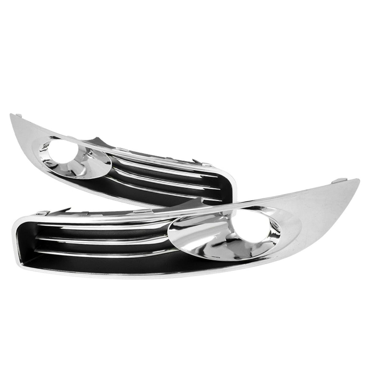 Spec-D OEM Fog Light Cover Chevy Impala LT/LTZ/SS (06-12) Chrome Housing - Lights Not Included