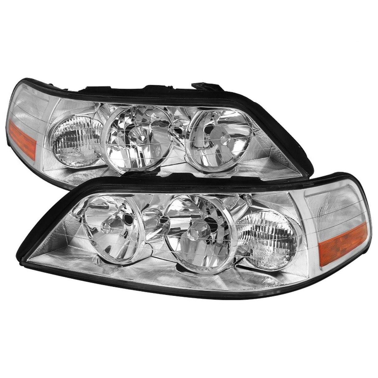 Spec-D Replacement Headlights Lincoln Town Car (2005-2011) Black or Chrome