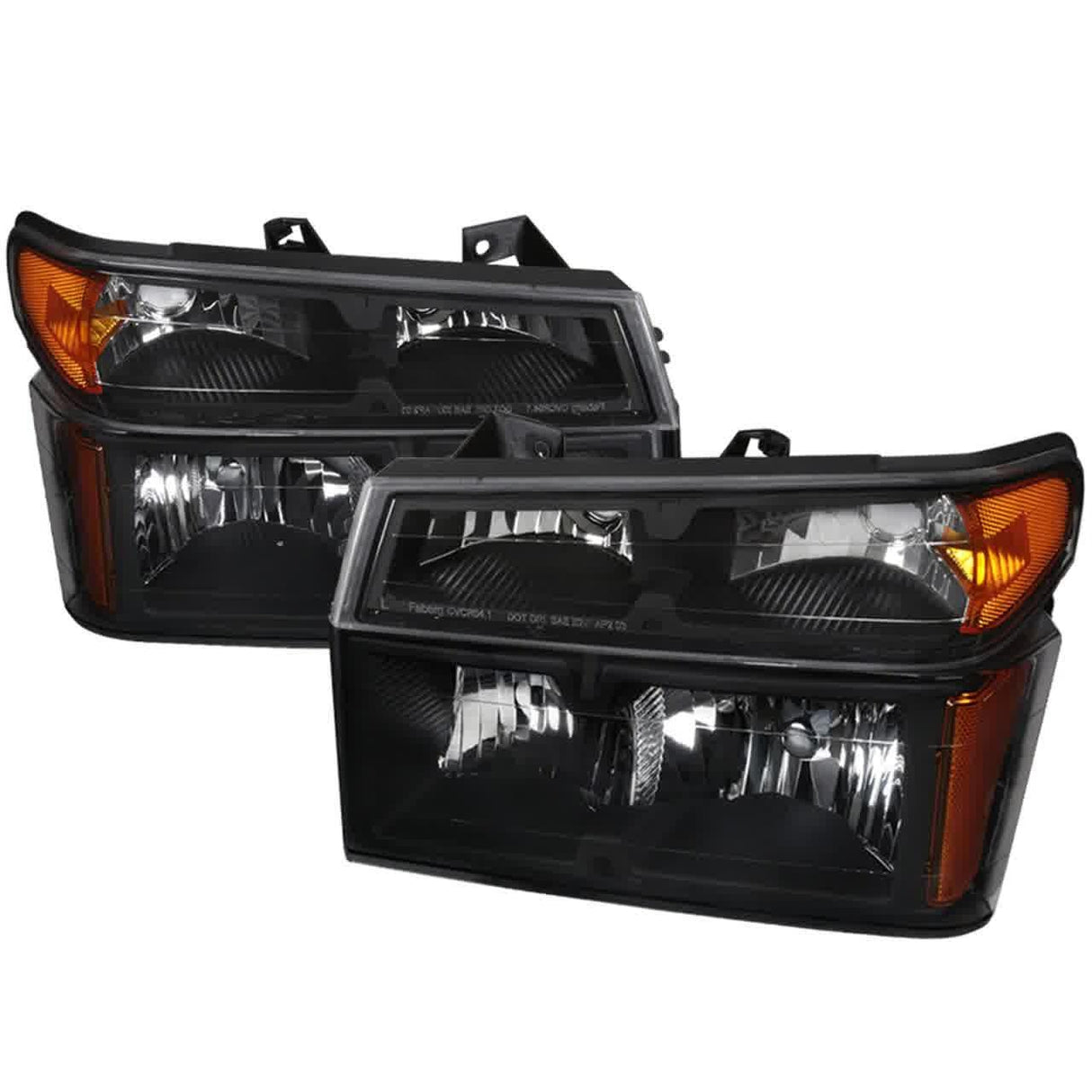 Spec-D OEM Replacement Headlights Chevy Colorado / GMC Canyon (04-12) Black or Chrome