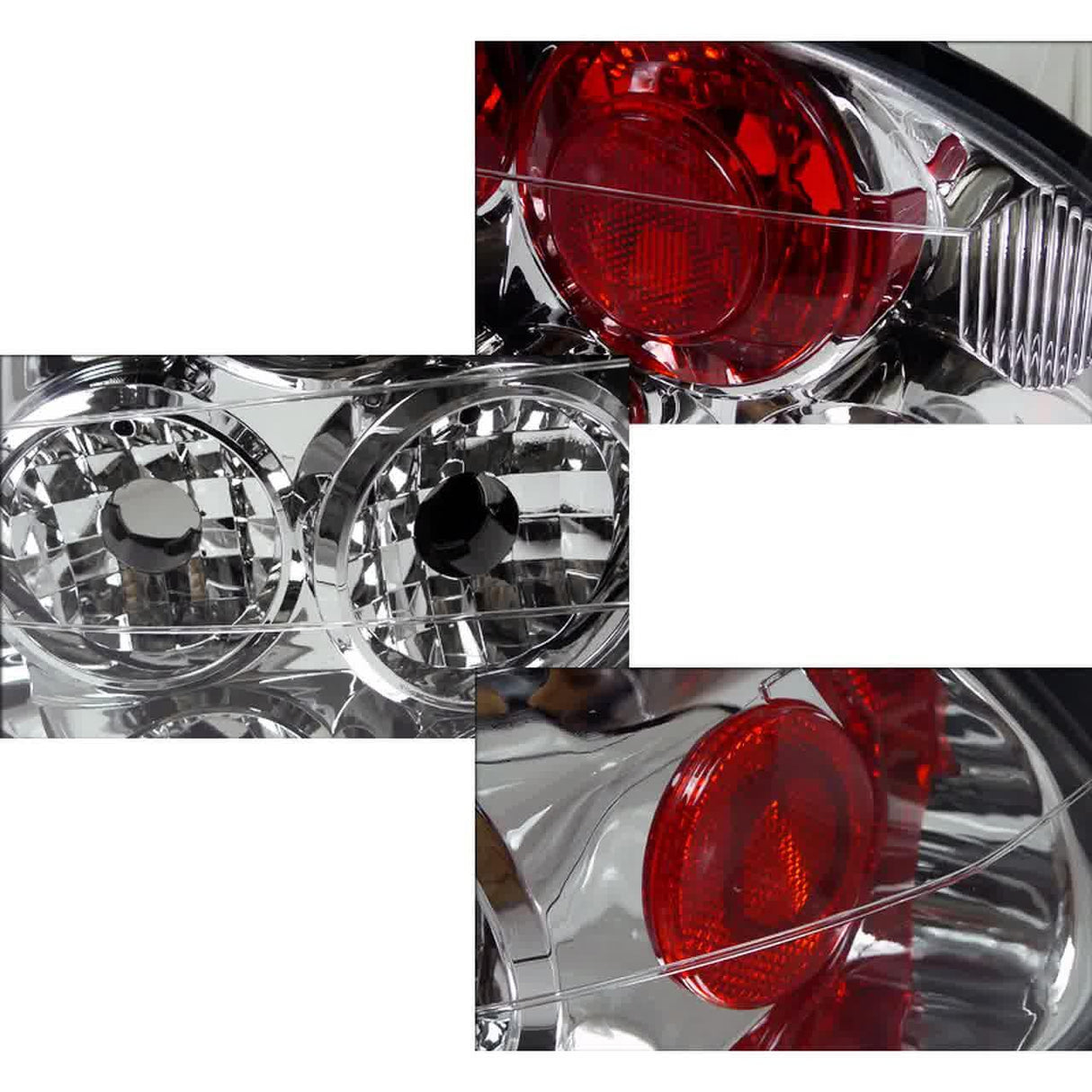 Tail Lights Honda Civic Sedan (2006-2011) Black or Chrome Housing - K2 Industries