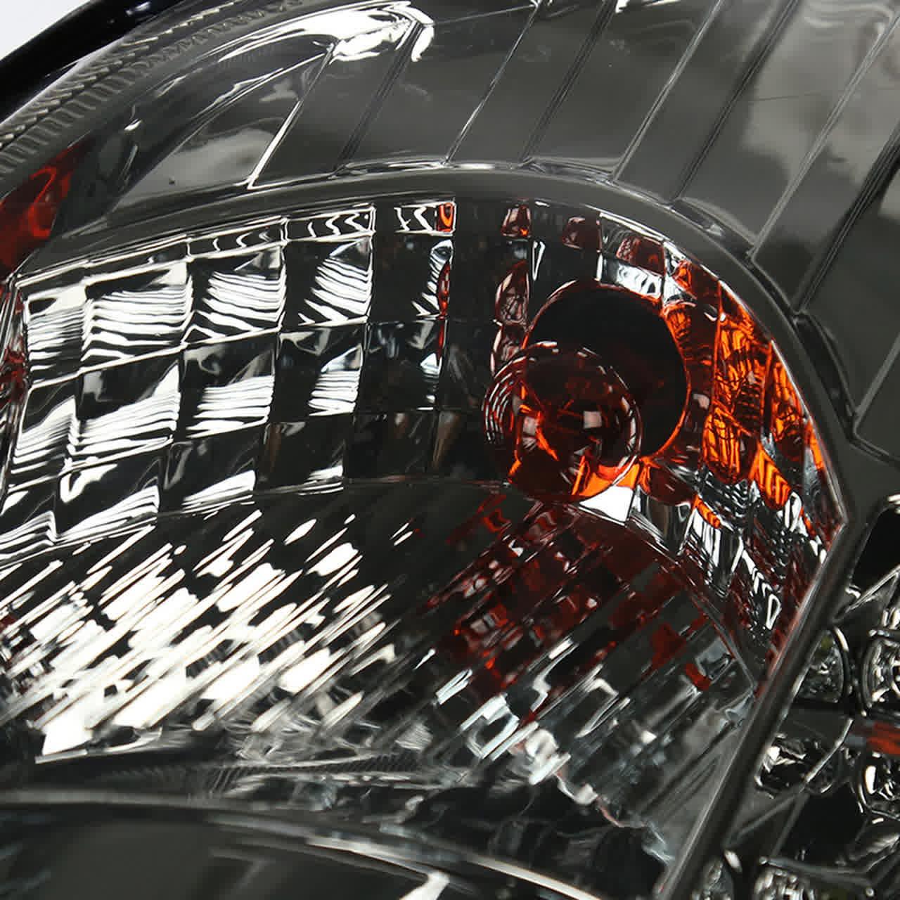 Nissan 350Z SMD LED Strip with HID Black or Chrome Projector Headlights (2003-2005) - K2 Industries