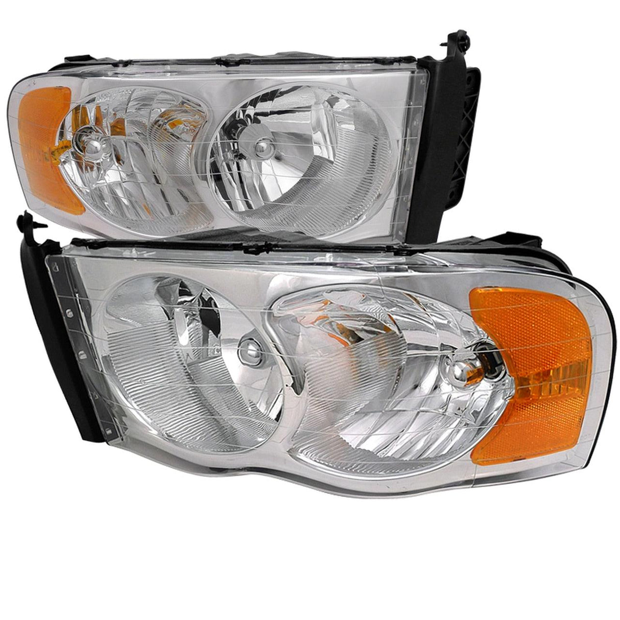 Spec-D OEM Replacement Headlights Ram 1500 (02-05) 2500/3500 (03-05) Clear / Black / Smoke Lens