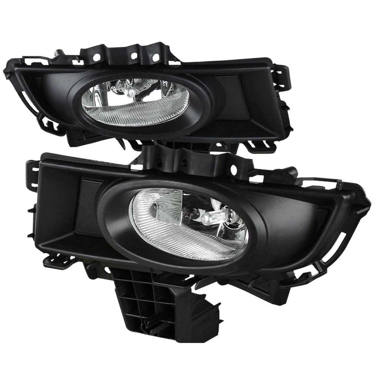 Spec-D OEM Fog Lights Mazda 3 Sedan (2007-2009) Chrome Housing - Clear or Yellow Lens