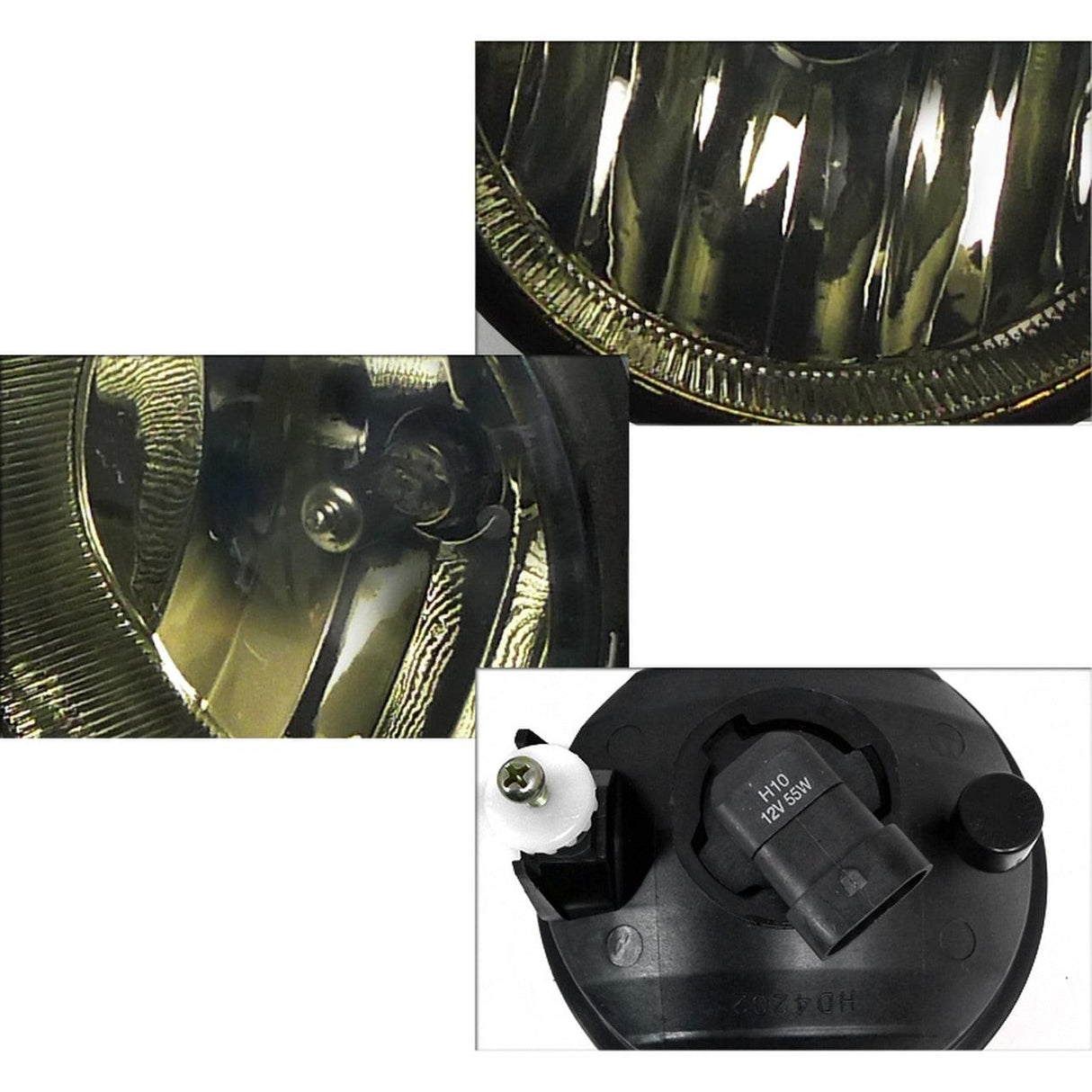 Spec-D OEM Fog Lights Toyota Sequoia (08-16) Solara (04-06) Chrome Housing - Clear or Smoke Lens