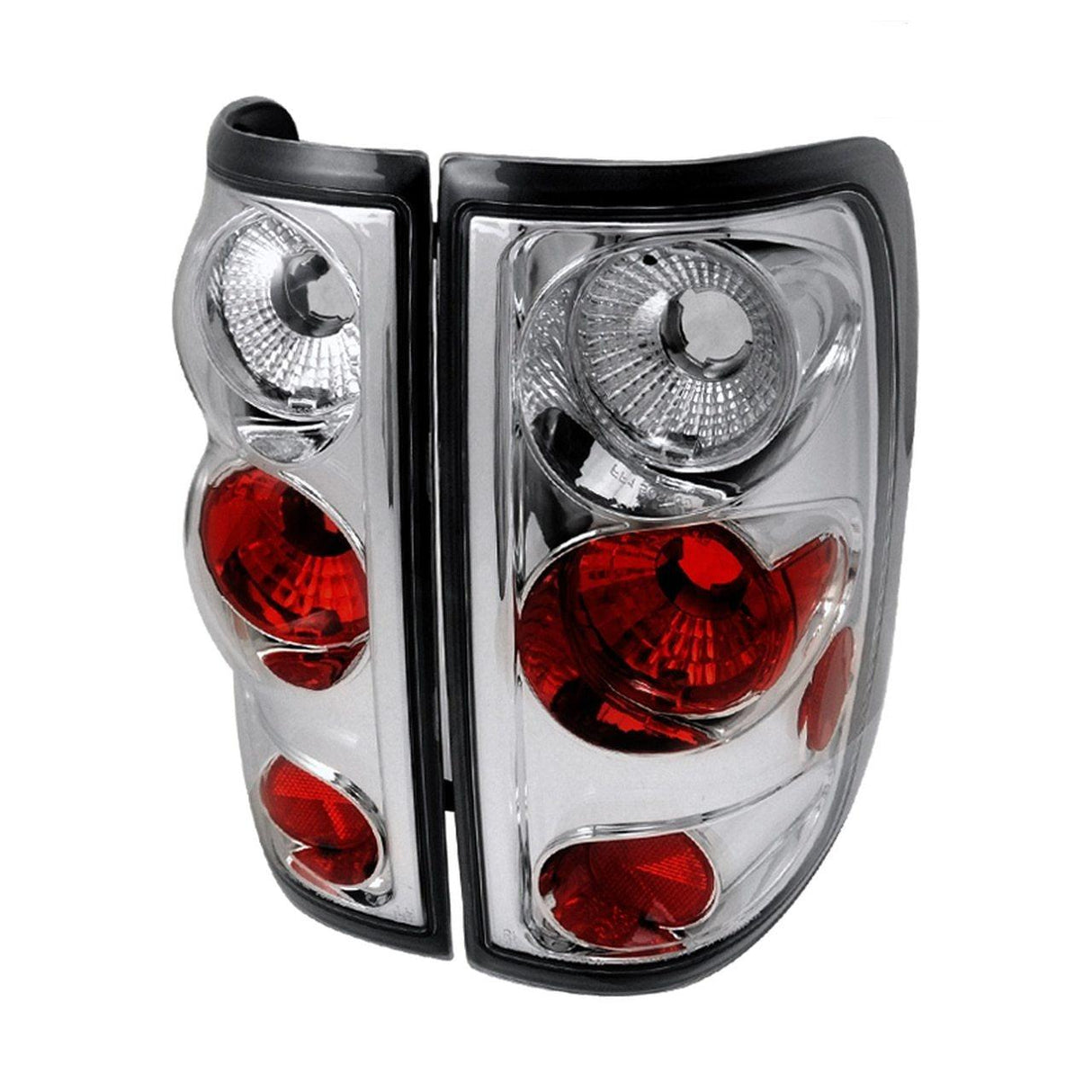 Spec-D Tail Lights Ford F150 Styleside (2004-2008) Black / Smoke