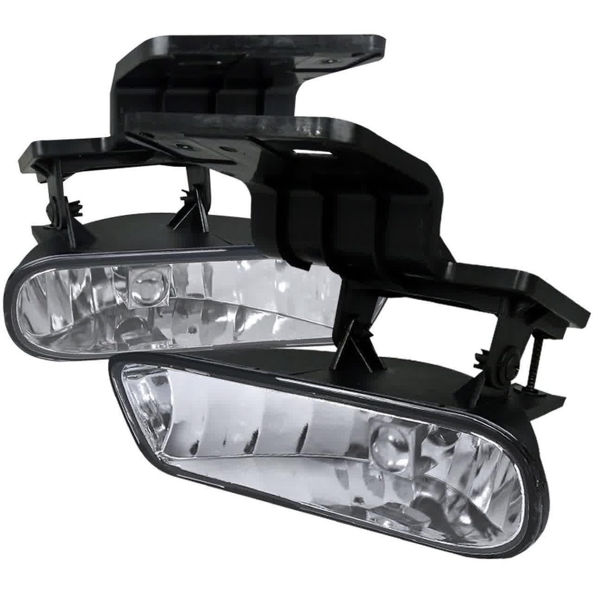 Spec-D OEM Fog Lights Chevy Silverado (99-02) Suburban / Tahoe (00-06) Chrome Housing - Clear or Smoke Lens