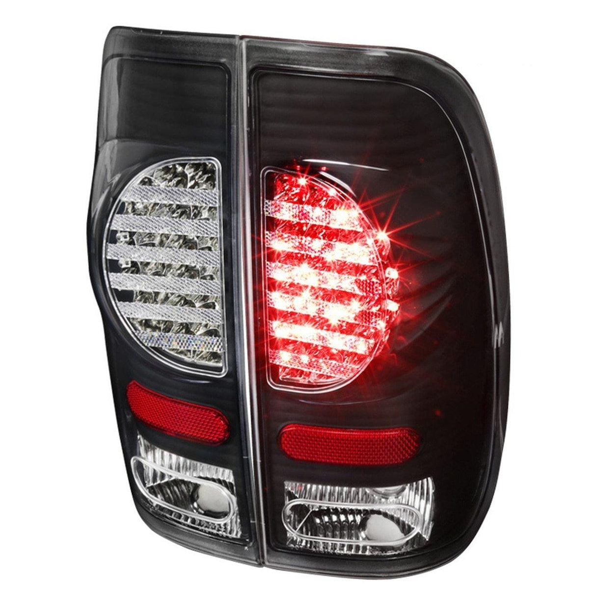 Spec-D Tail Lights Ford F150 (97-03) F250/F350 (99-07) Styleside  - LED Black / Smoke / Clear