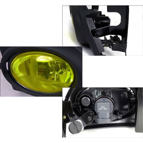 Spec-D OEM Fog Lights Honda Civic Sedan (06-08) Chrome Housing Clear or Yellow Lens
