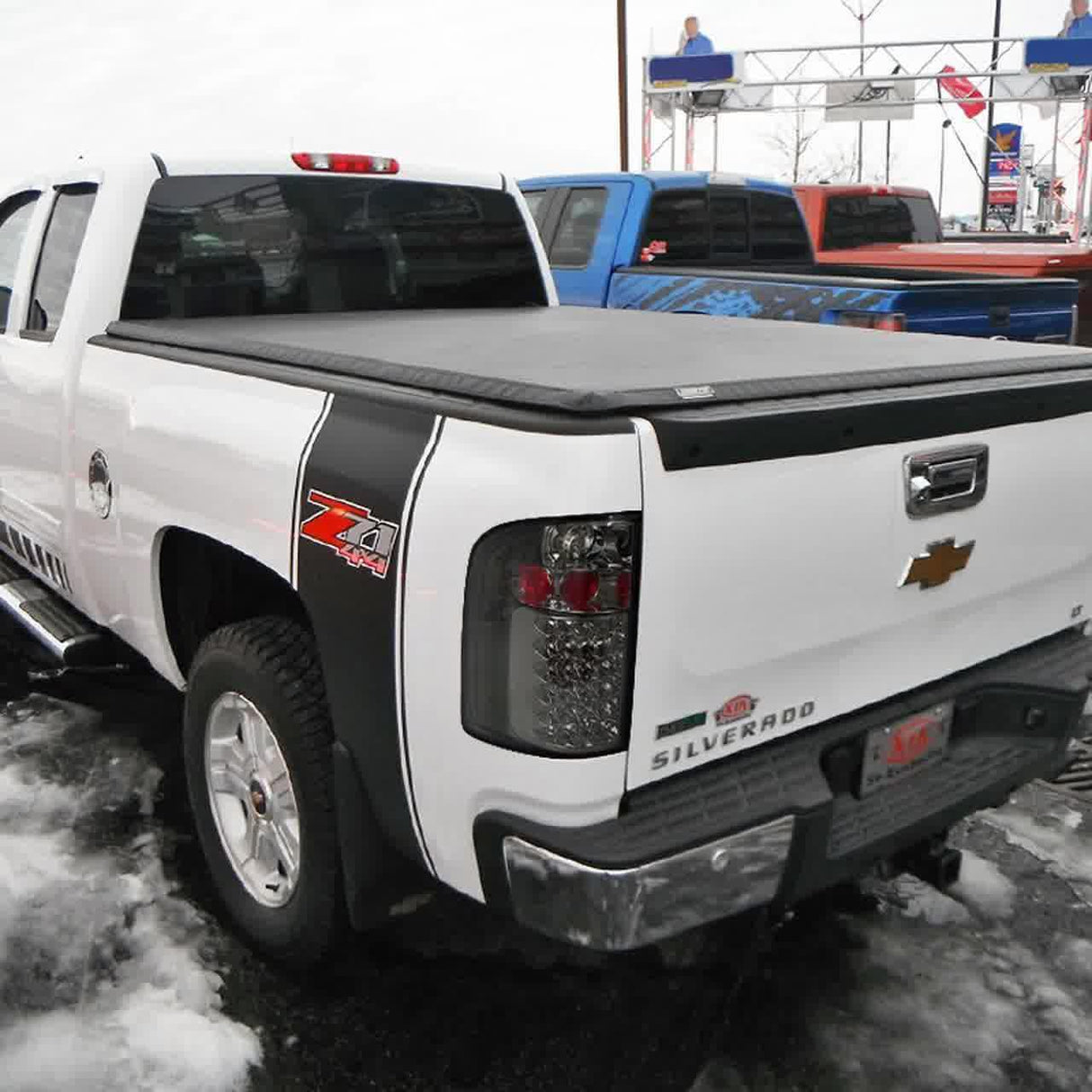 Spec-D LED Tail Lights Chevy Silverado (2007-2014) Black / Clear